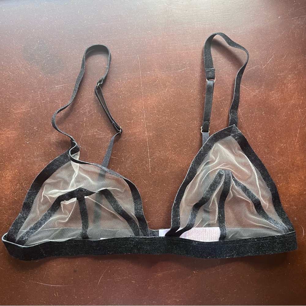 savage X fenty see through bra , size small
